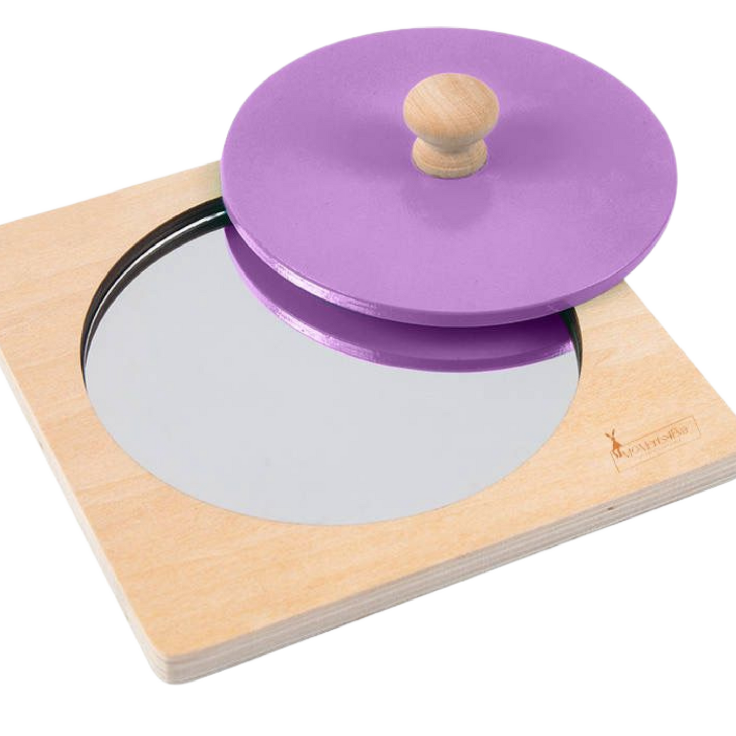 Tablero de Espejo con Figuras de Encaje – Montessori Baby
