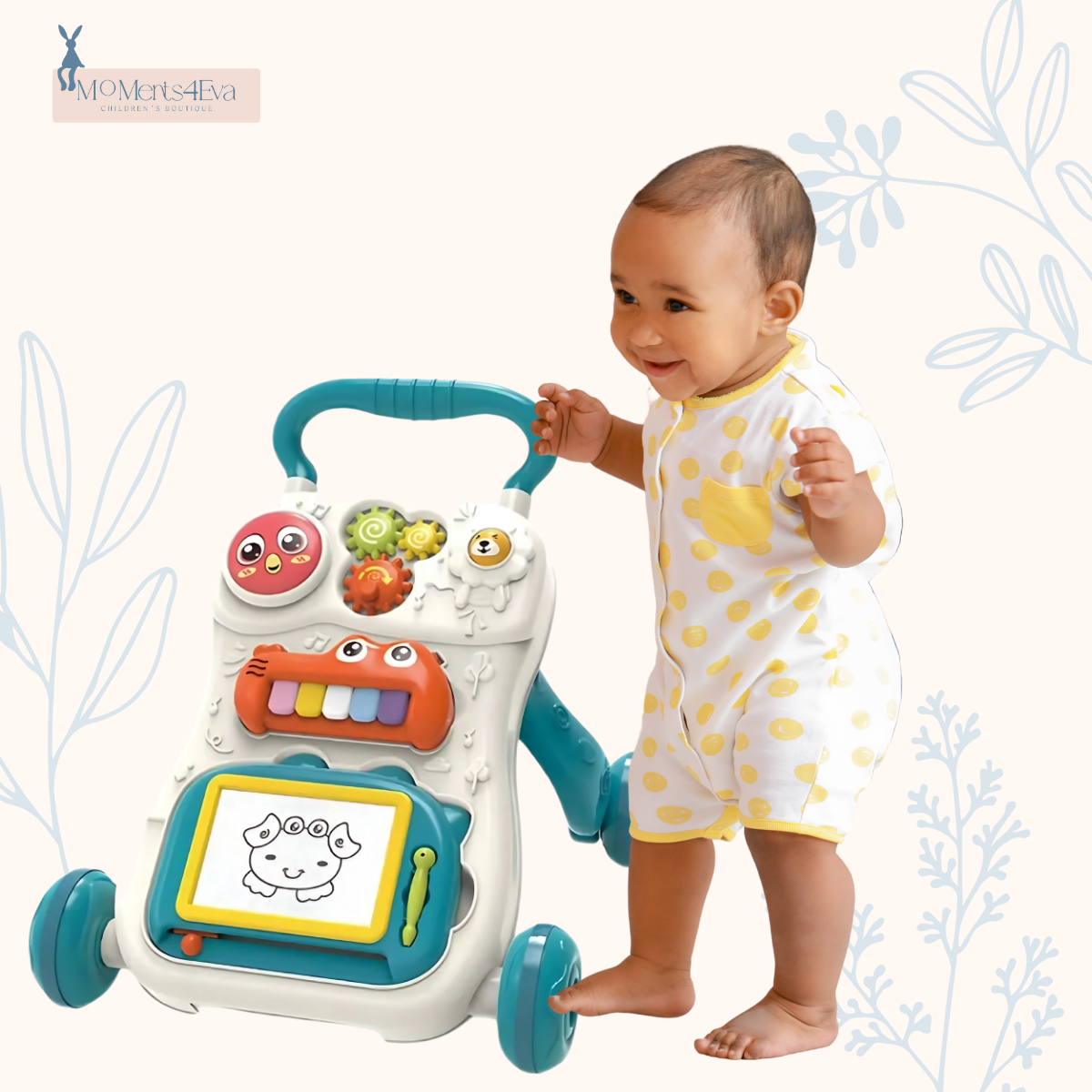 Andadera Para Bebe Musical Didactico Tablero De Dibujo