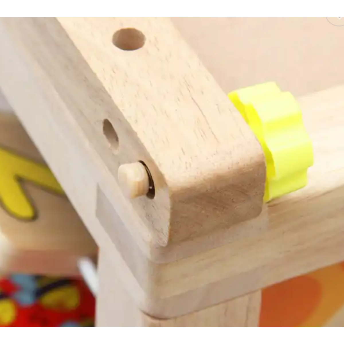 Andador Montessori en Forma de Cubo con Espacio de Almacenamiento para Juguetes
