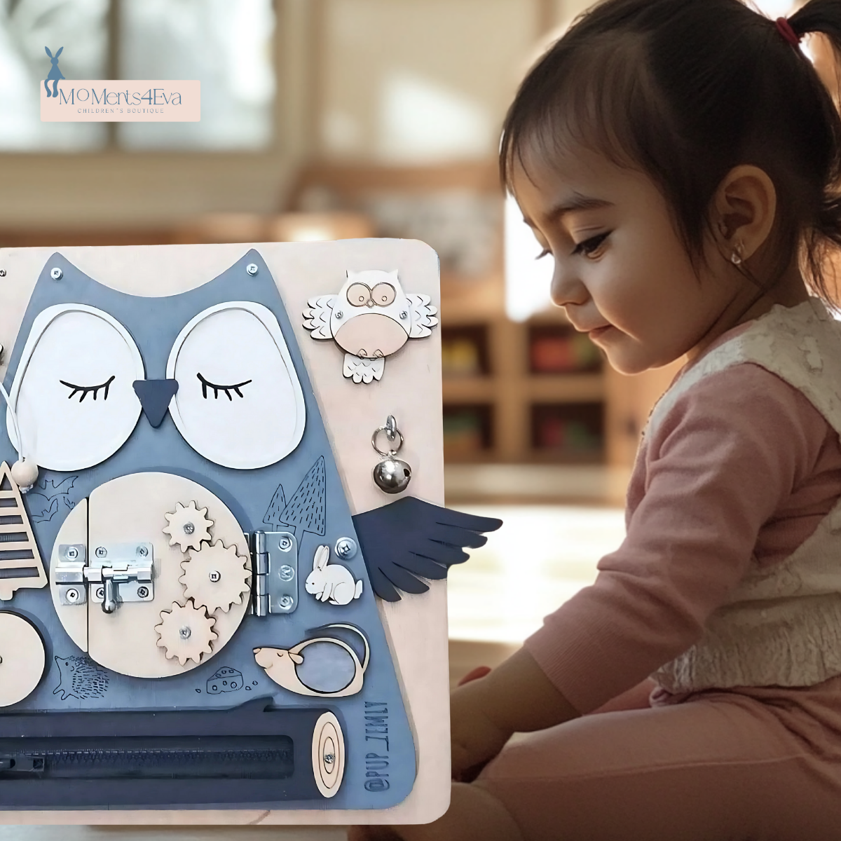 Juguete Tablero Montessori Sensorial Didáctico Educativos Boho (Copia)