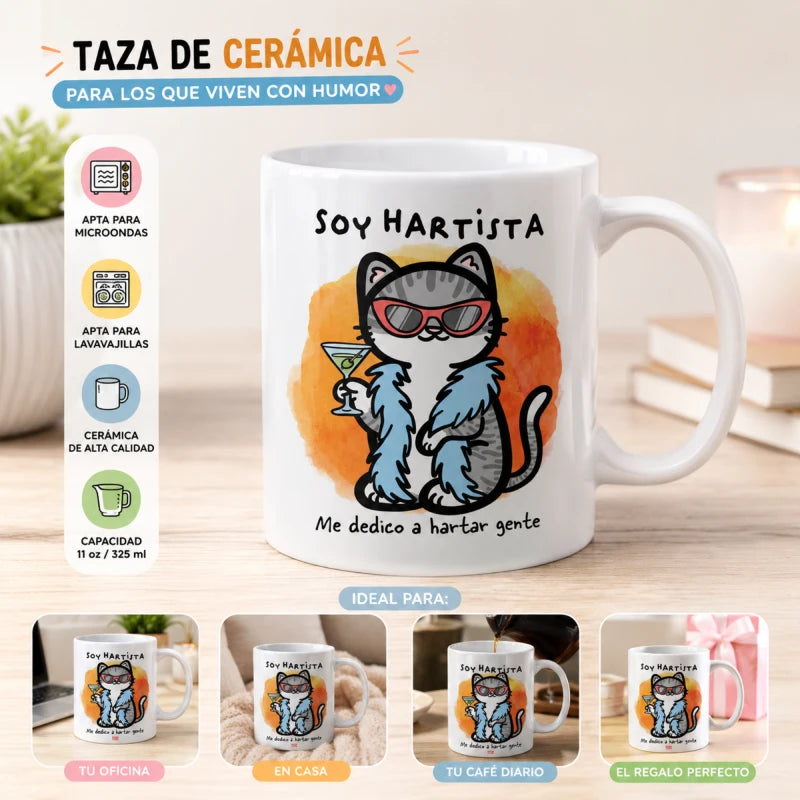 Taza Para Cafe Té Soy Artista 335ml Regalo Papá Mamá Amigo