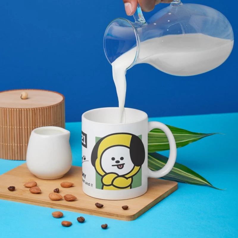 Taza De Cerámica Chimmy Bt21 K-pop Bts 350ml Regalo Fan Bts