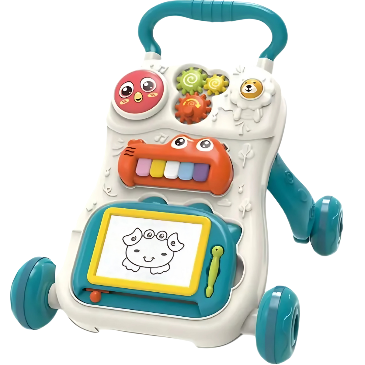 Andadera Para Bebe Musical Didactico Tablero De Dibujo