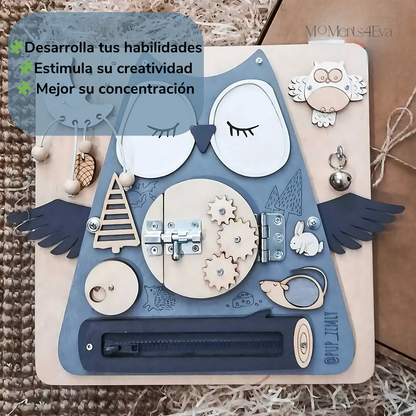 Juguete Tablero Montessori Sensorial Didáctico Educativos Boho (Copia)