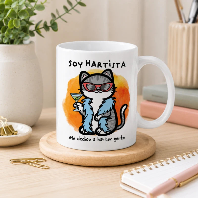 Taza Para Cafe Té Soy Artista 335ml Regalo Papá Mamá Amigo