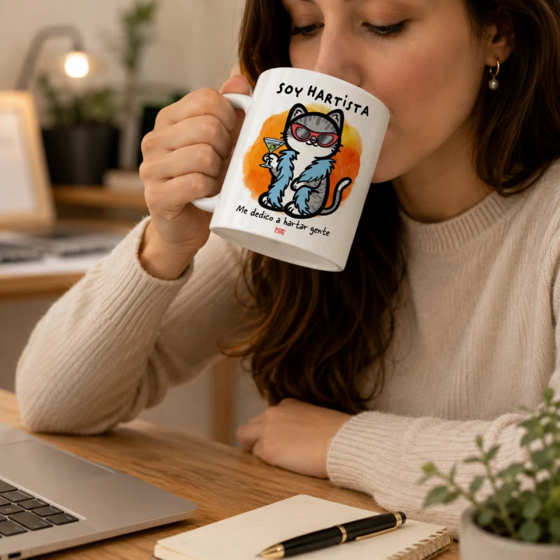Taza Para Cafe Té Soy Artista 335ml Regalo Papá Mamá Amigo