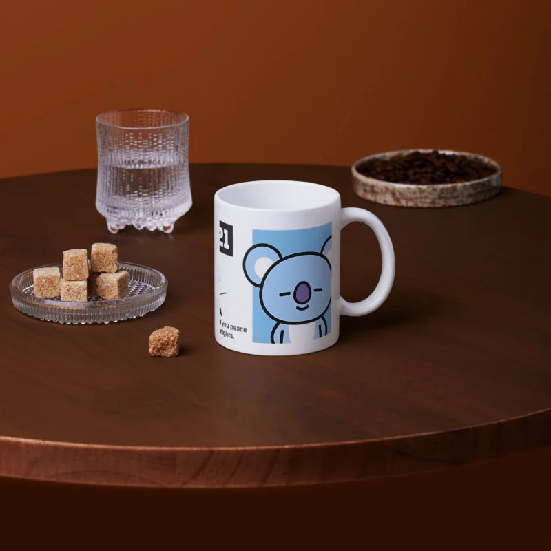 Taza De Cerámica Koya Bt21 K-pop Bts 350ml Regalo Fan Bts