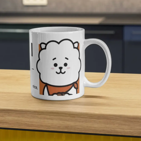 Taza De Cerámica RJ Bt21 K-pop Bts 350ml Regalo Fan Bts