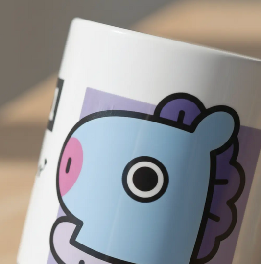 Taza De Cerámica Mang Bt21 K-pop Bts 350ml Regalo Fan Bts