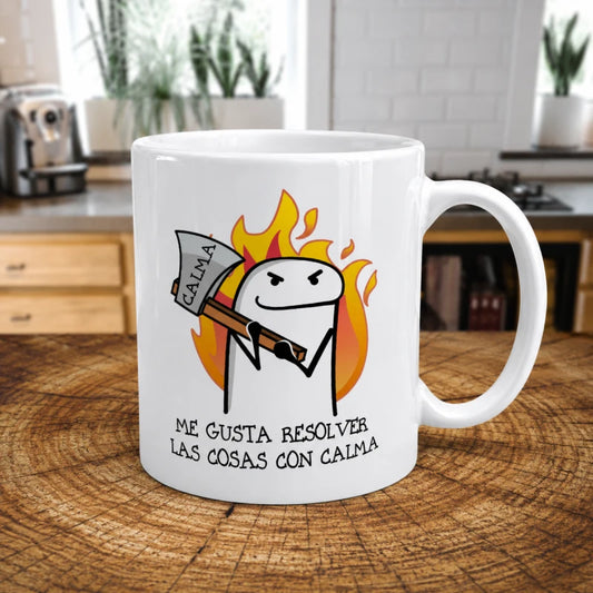 Taza Para Cafe Té Resolver Cosa Flork Regalo Papá Mamá Amigo